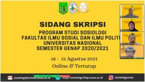 Read more about the article Sidang Proposal Skripsi Program Studi Sosiologi 18 – 31 Agustus 2021
