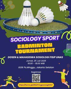 Read more about the article Department of Sociology FISIP UNAS Presents Sociology Sport: Badminton Tournament
